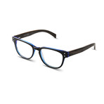 Bluebird // Optical Glasses (Black Crystal + Bamboo) - Ivory + Mason ...