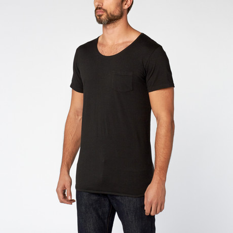 Jack Pocket Tee // Black (S)