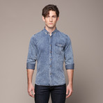 Indigo Long Sleeve Shirt (S)