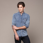 Indigo Long Sleeve Shirt (S)