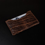 Business Card Holder // Shin Leather (Black)