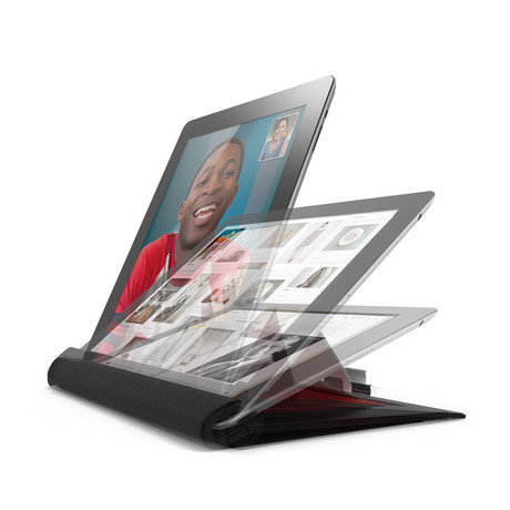 FlipBook iPad Case // 2/3/4 Generations (Black)