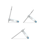 TwoHands II Universal Tablet Stand (Blue)