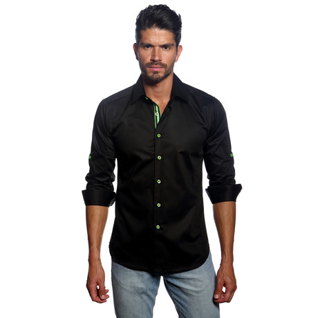 Button Down Shirt // Black (XS)