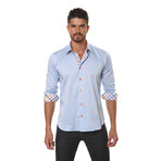 Button Down Shirt // Light Blue  (L)