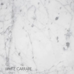 T02-NO (White Matte + White Carrare Marble)