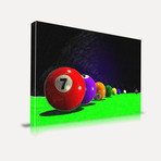 Billiard Balls (16"L x 20"W)