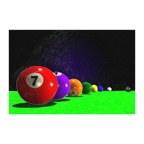 Billiard Balls (16"L x 20"W)