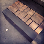 Abaci Walnut 32 // Square Coffee Table