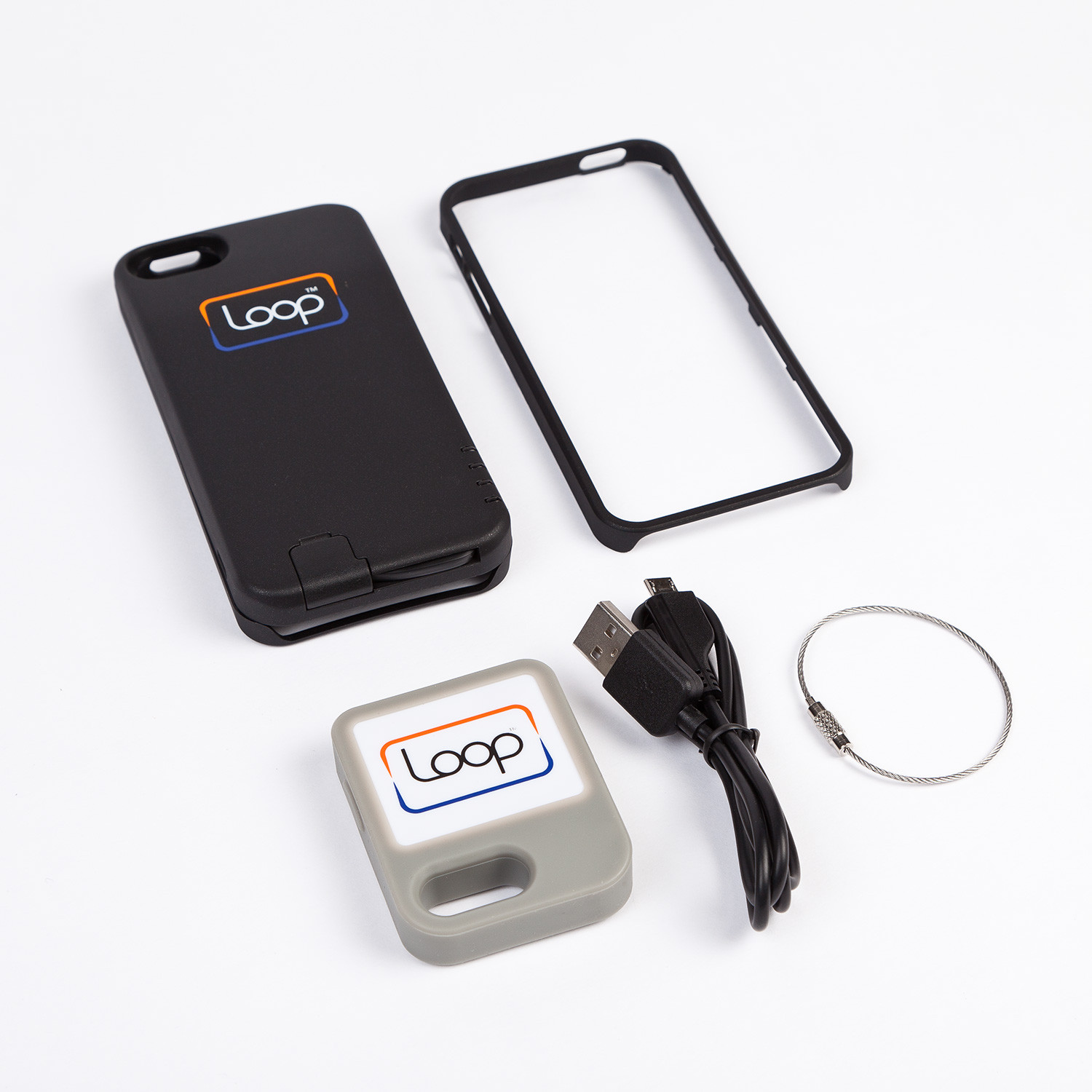 ChargeCase + Key fob // iPhone 5/5S (Black) LoopPay Touch of Modern