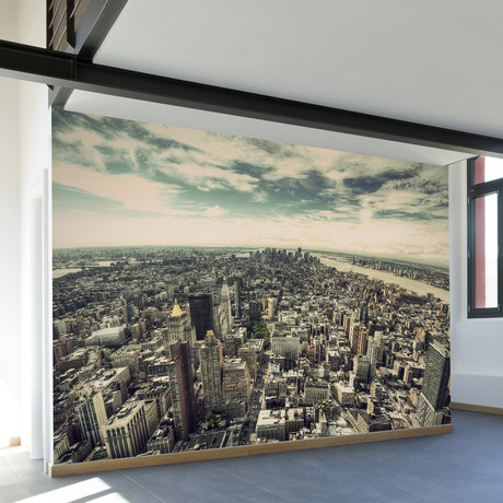 Fifth Ave NYC Wall Mural Decal (100"L x 100"W)