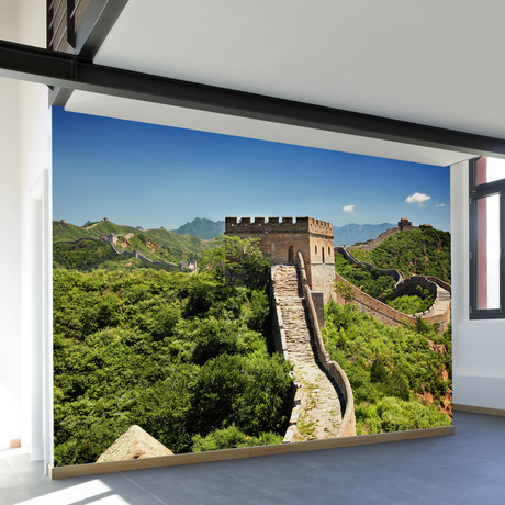 The Great Wall Wall Mural Decal (100"L x 100"W)