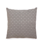 Geo Origami Pillow Cover // Grey (24''L x 12''H)