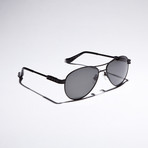 Unisex Coinstar Polarized Sunglasses // Black (Antique Brown)