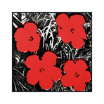 Flowers // Red, 1964 (8.5"L x 8.5"H x 2"D)