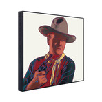 Cowboys & Indians: John Wayne, 1986 (10.5"L x 10.5"H x 2"D)