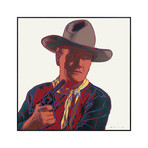 Cowboys & Indians: John Wayne, 1986 (10.5"L x 10.5"H x 2"D)