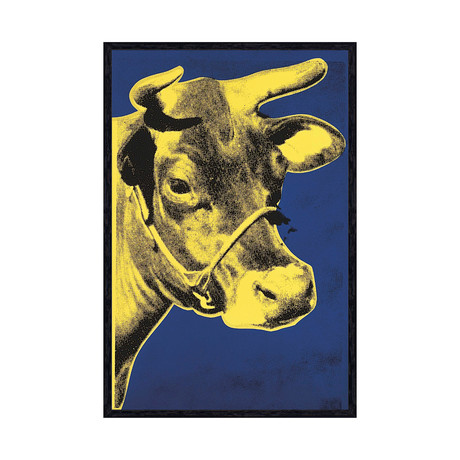 Cow, 1971 // Blue & Yellow (11.5"L x 7.75"H x 2"D)