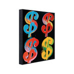 $4, 1982 // Blue, Red, Orange, Yellow (11.5"L x 9.5"H x 2"D)