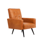 Stark Leather Chair // Vahalla Nutmeg