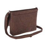 Postie Natural Veg-Tanned Leather Satchel // Earth