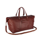 Monty XL Natural Veg-Tanned Leather Large Holdall