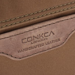 Borough Waxed Canvas + Earth Leather Satchel