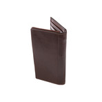 Westminster Veg-Tanned Leather Tall Breast Wallet // Chestnut + Brown