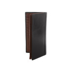 Westminster Veg-Tanned Leather Tall Breast Wallet // Chestnut + Black