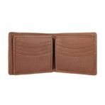 Rufus Natural Veg-Tanned Leather Bi-Fold Wallet