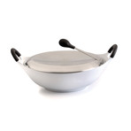 Auriga White Covered Wok