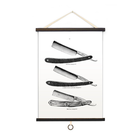 Vintage Print // Straight Razor