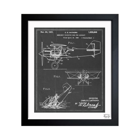 Emergency Flotation Gear For Aircraft 1931 (10"L x 12"H)