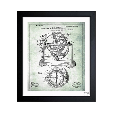 Stellar Compass 1902 (10"L x 12"H)