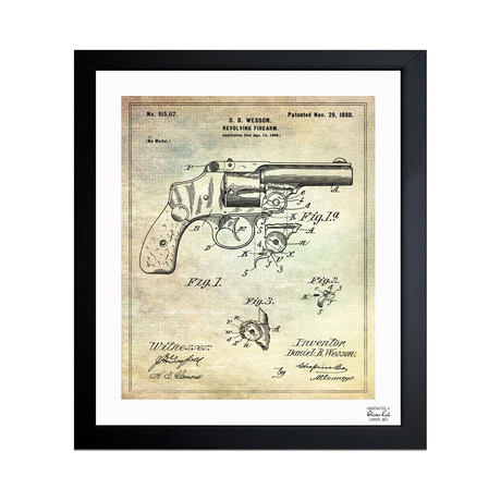 Wesson Pistol 1898 (10"L x 12"H)