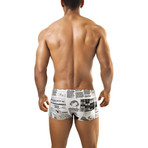 Joe Snyder Boxer // Newsprint (Large 36-39 US)