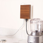 Living Plug // Solid Walnut (Faceplate + INLET Bundle)