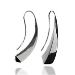 Curved Mogul Drop Earrings