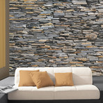 Graphite Stone Wall