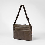 Michael Wong Messenger Bag (Brown + Navy)