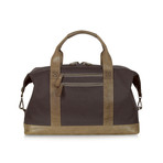 Michael Wong Duffle Bag (Brown + Navy)