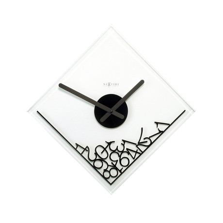 Dropped Numerals Wall Clock