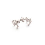 Lava Ear Cuff // Silver