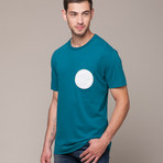 Empty Conflict Patch Tee // Teal (XL)