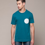 Empty Conflict Patch Tee // Teal (XL)