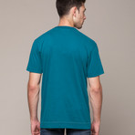 Empty Conflict Patch Tee // Teal (XL)