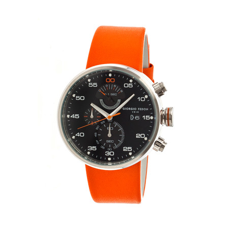 Speed Timer IV Leather-Strap Watch // GIOGFBI002
