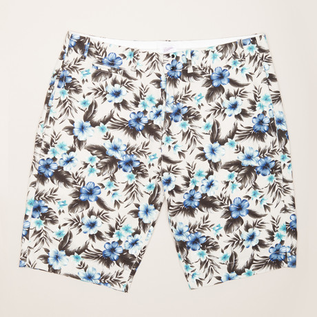 Five Jet Chino Shorts // Tropical Aloha Print (28)