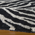 Zebra Serengeti Rug (3'6"L x 5'6"W)