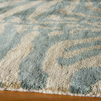 Ice Blue Serengeti Rug (3'6"L x 5'6"W)